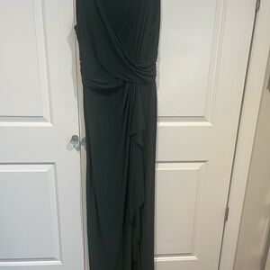 Chaps Dark Green Long Dress